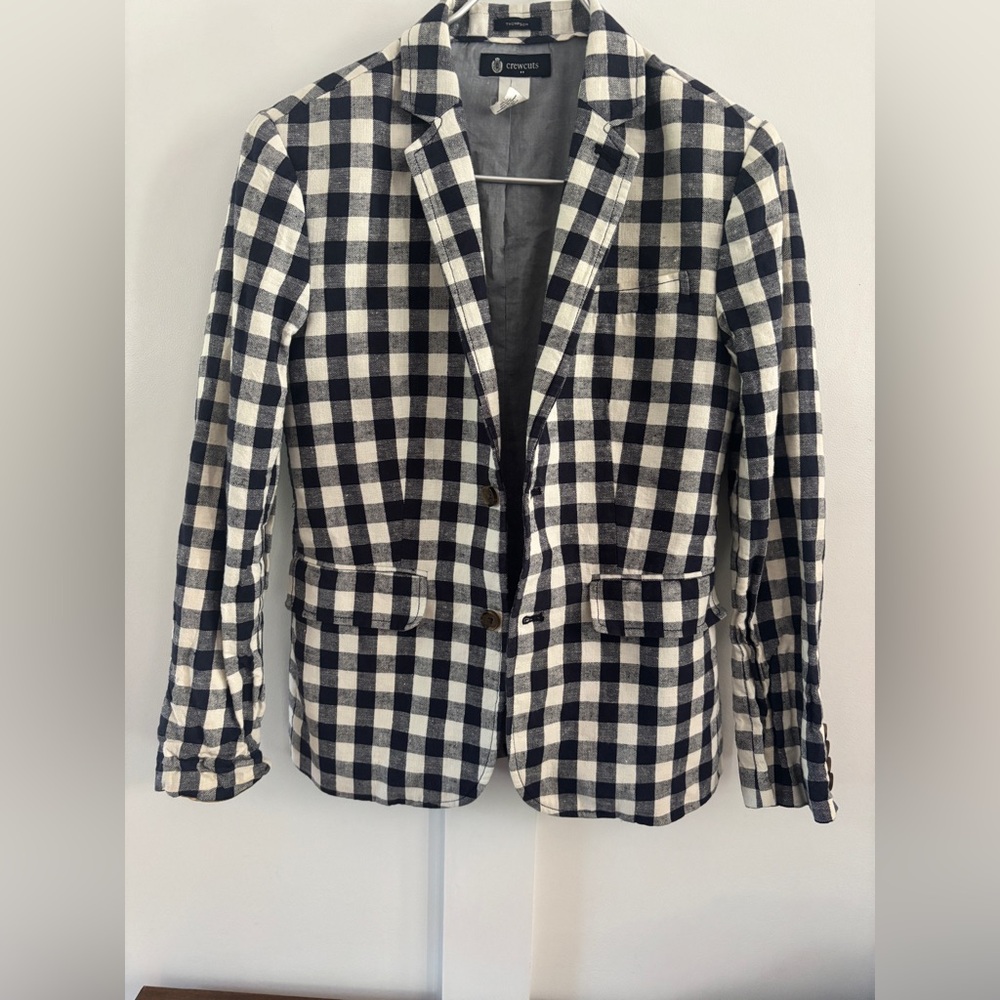 Gingham JCrew Crewcuts Blazer